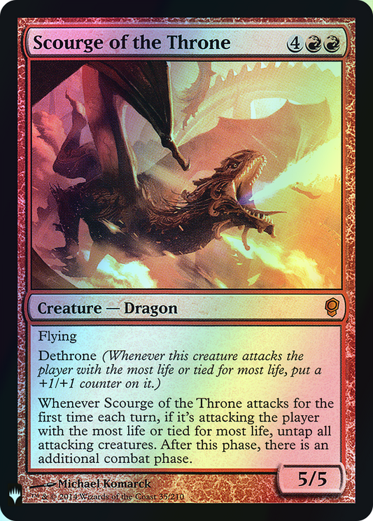 Scourge of the Throne (PLST) #CNS-35 [EN/F] s/o