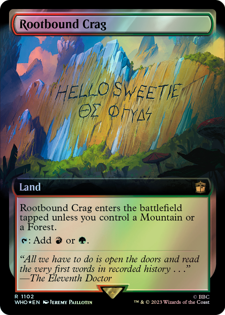 Rootbound Crag - Surge Foil (WHO) #1102 [EN/F]