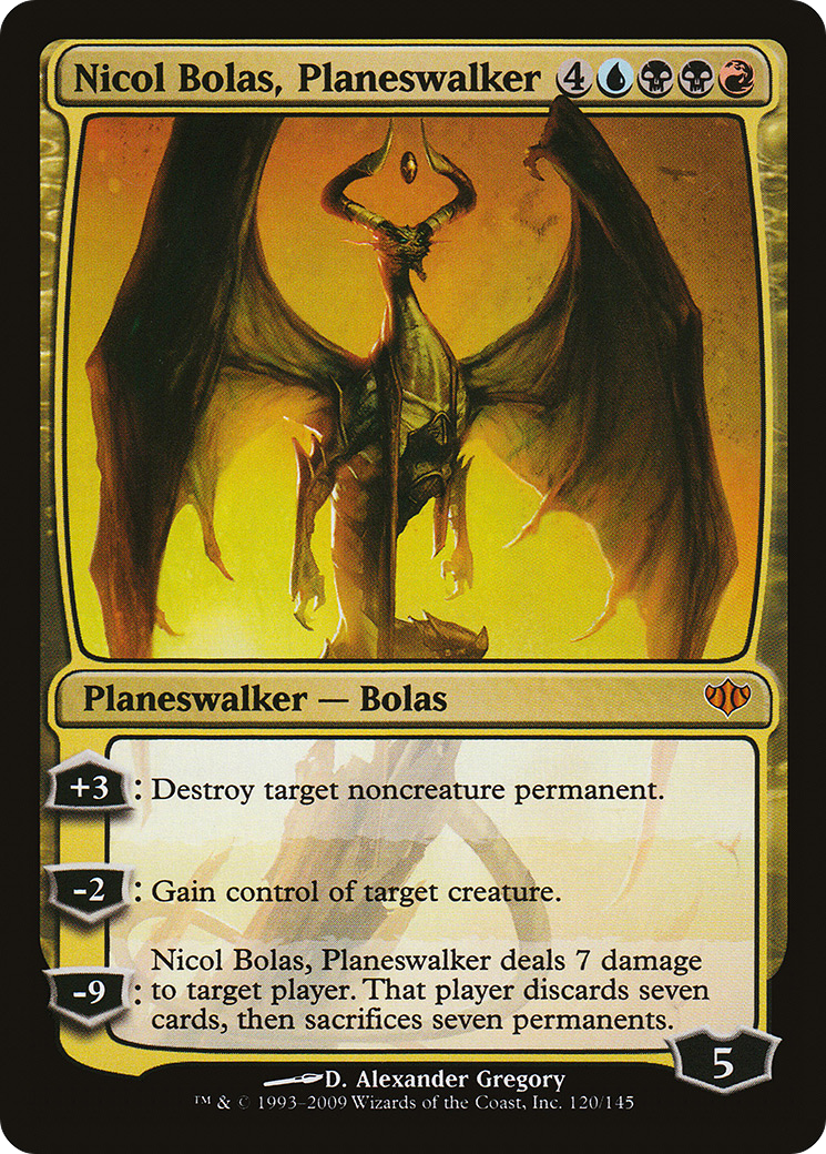 Nicol Bolas, Planeswalker (CON) #120 [EN/N]