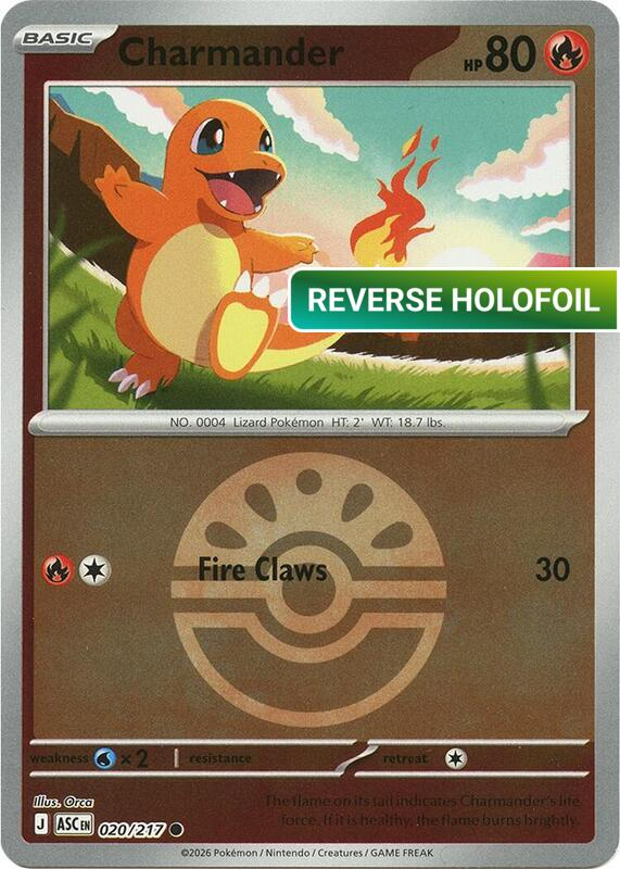 Charmander (Friend Ball) (ASC) #020_V2 [EN/R] s/o