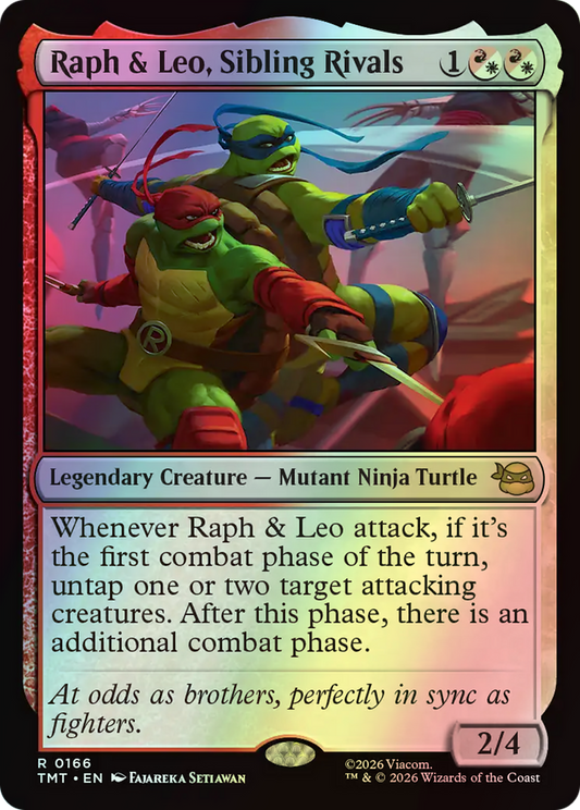 Raph & Leo, Sibling Rivals (TMT) #166 [EN/F] s/o