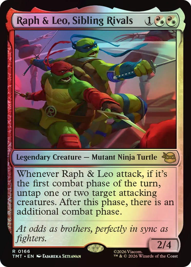 Raph & Leo, Sibling Rivals (TMT) #166 [EN/F] s/o