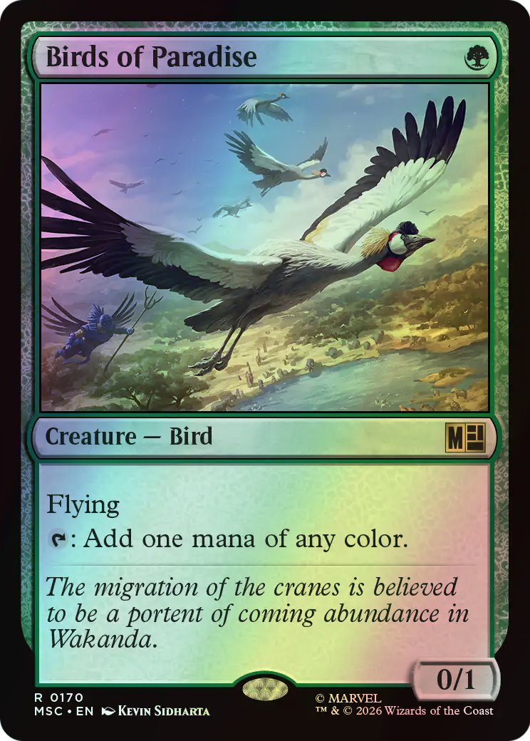 Birds of Paradise - Surge Foil (MSC) #170 [EN/F]
