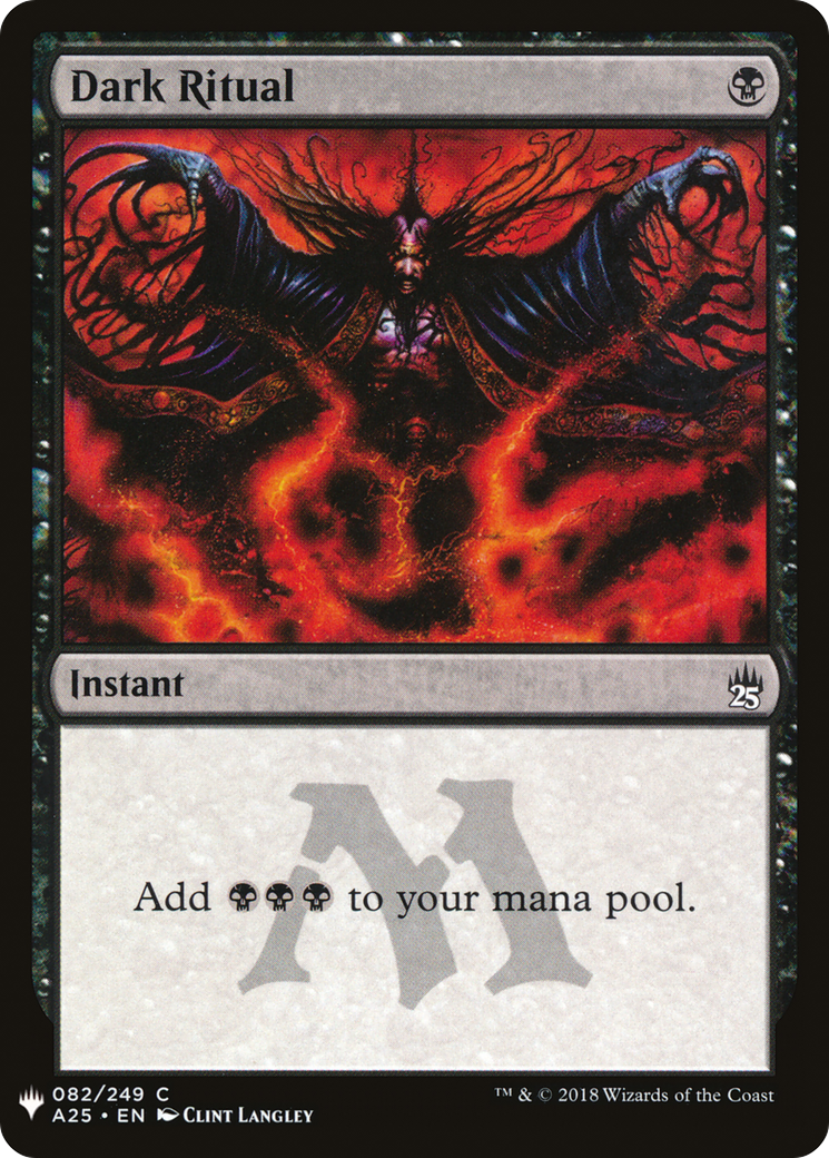 Dark Ritual (PLST) #A25-82 [EN/N] s/o