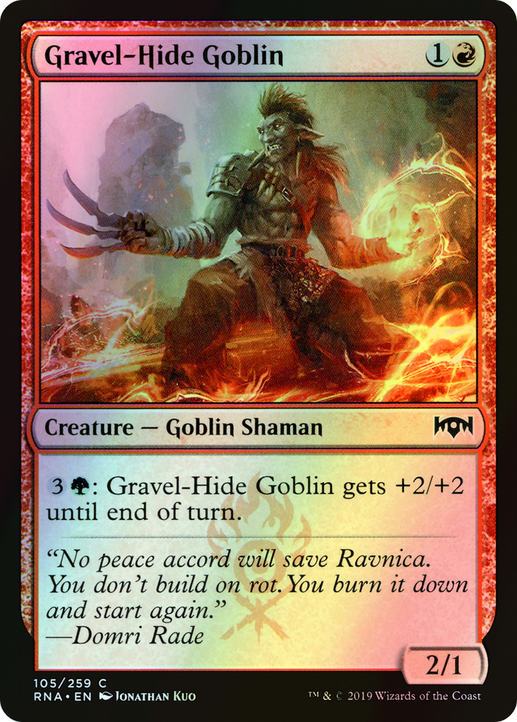 Gravel-Hide Goblin (RNA) #105 [EN/F]