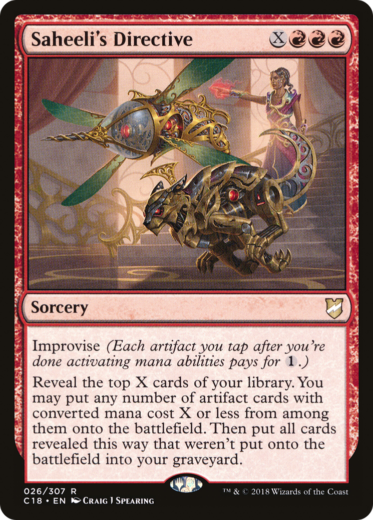 Saheeli's Directive (C18) #26 [EN/N] s/o