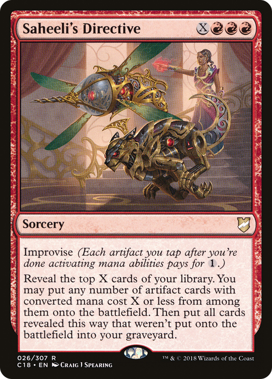 Saheeli's Directive (C18) #26 [EN/N] s/o