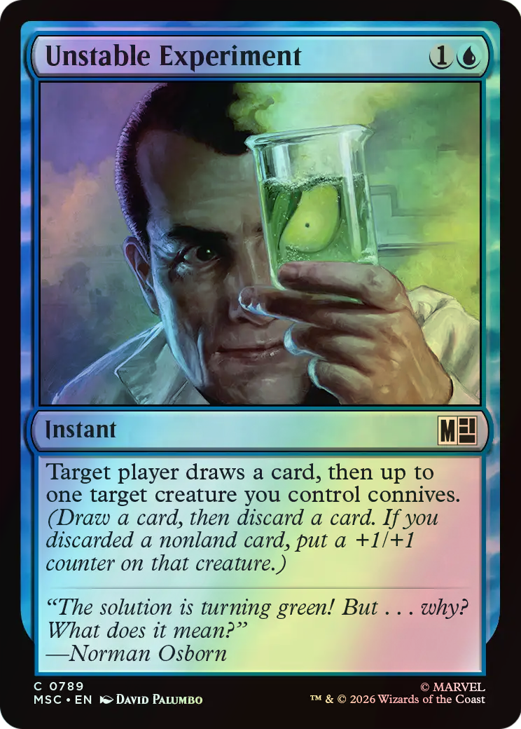 Unstable Experiment (MSC) #789 [EN/F]