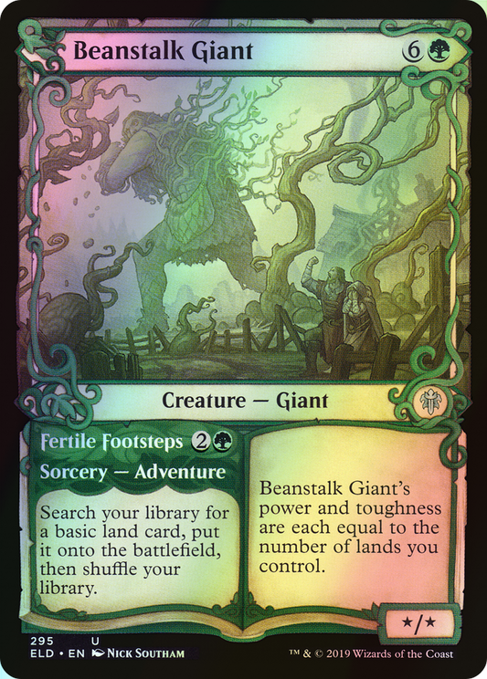Beanstalk Giant // Fertile Footsteps (ELD) #295 [EN/F]