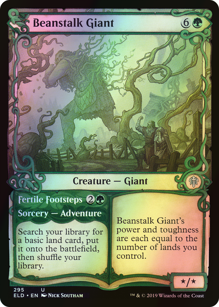 Beanstalk Giant // Fertile Footsteps (ELD) #295 [EN/F]
