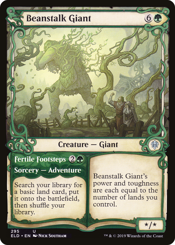 Beanstalk Giant // Fertile Footsteps (ELD) #295 [EN/N]
