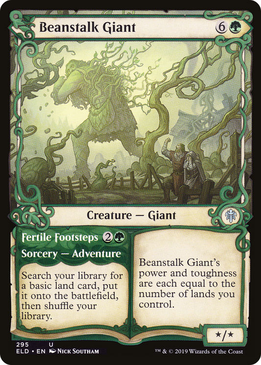Beanstalk Giant // Fertile Footsteps (ELD) #295 [EN/N]