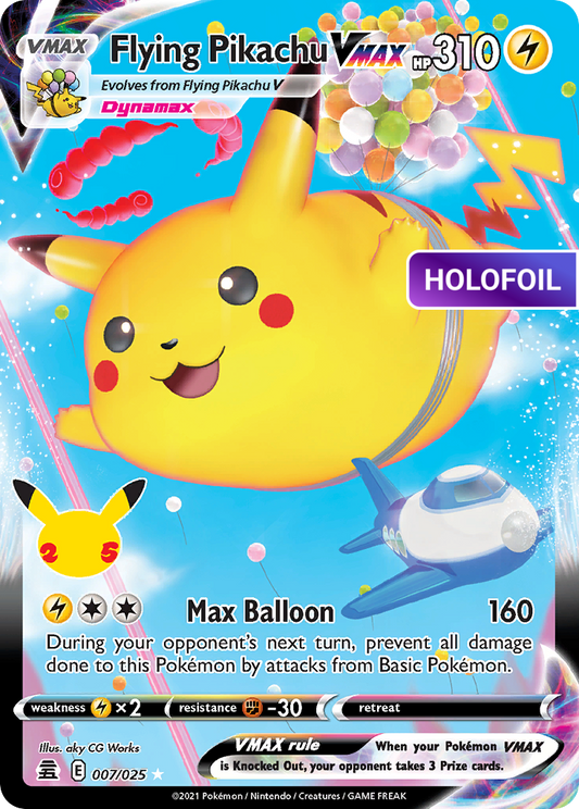 Flying Pikachu VMAX (CEL) #007 [EN/H] s/o