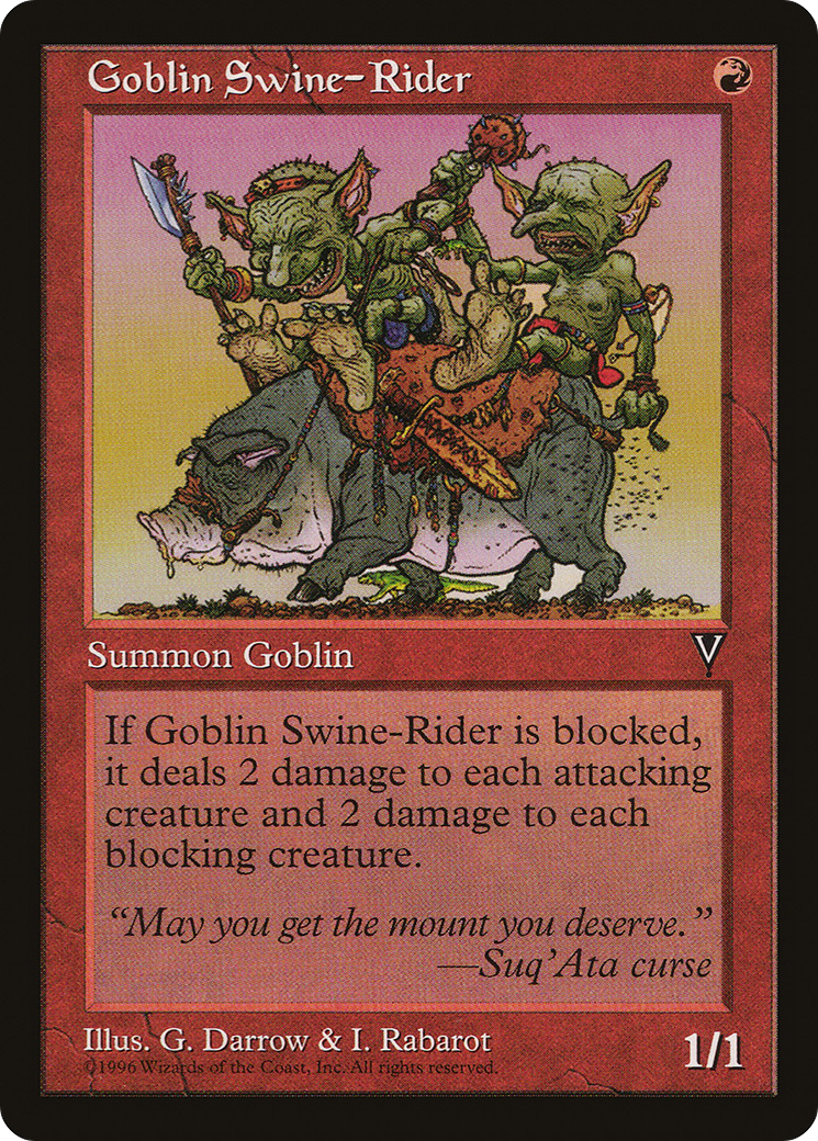 Goblin Swine-Rider (VIS) #81 [EN/N]