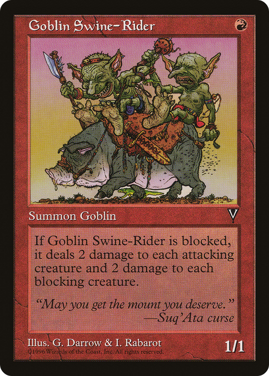 Goblin Swine-Rider (VIS) #81 [EN/N]