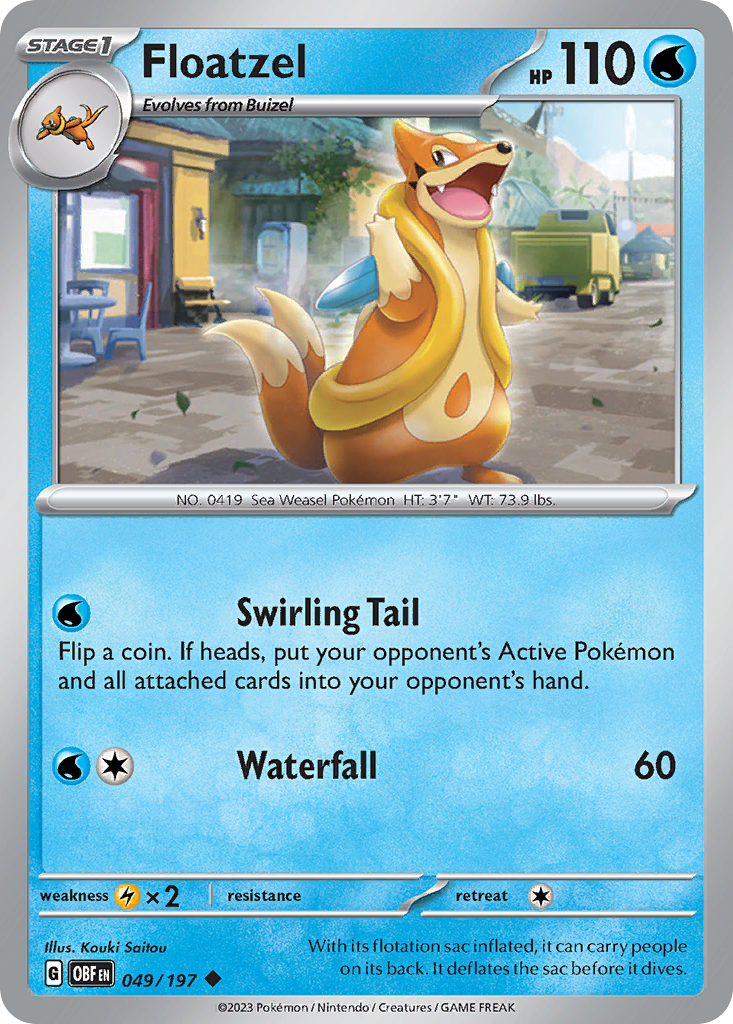Floatzel (OBF) #049 [EN/N]