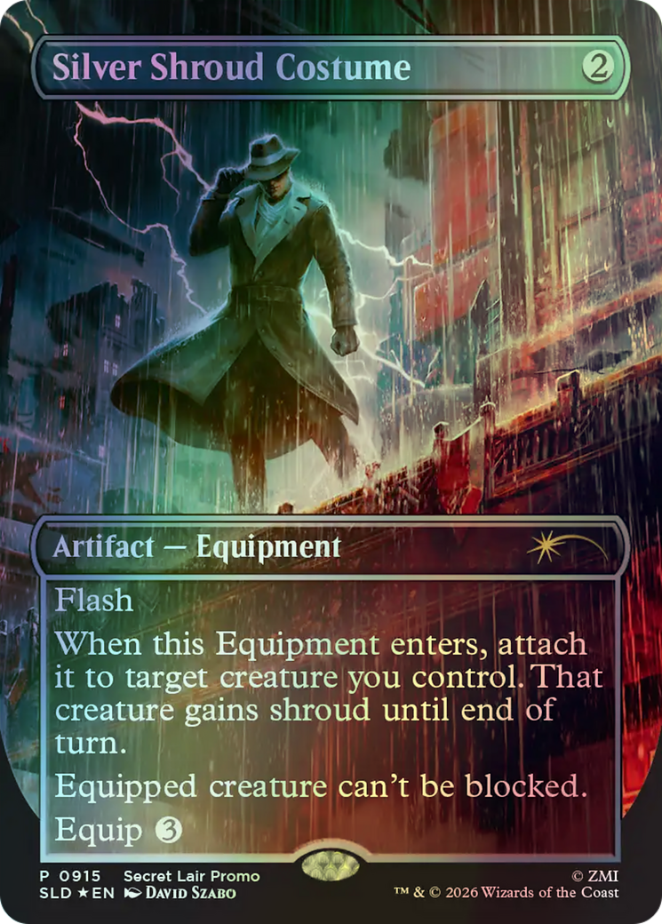 Silver Shroud Costume (SLD) #915 [EN/F] s/o
