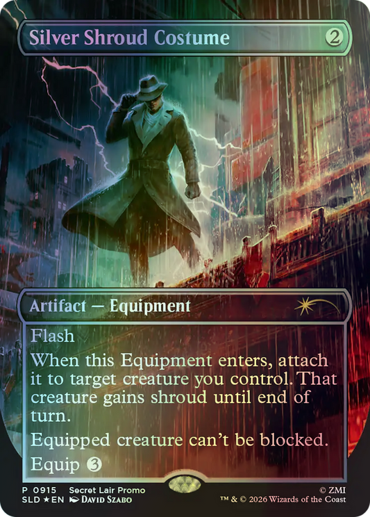 Silver Shroud Costume (SLD) #915 [EN/F] s/o