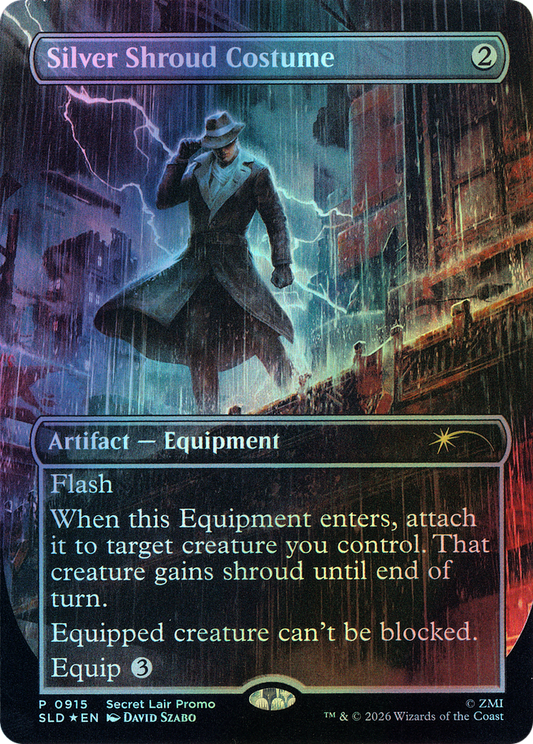 Silver Shroud Costume (SLD) #915 [EN/F] s/o