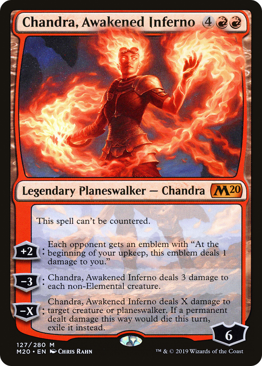 Chandra, Awakened Inferno (M20) #127 [EN/N] s/o