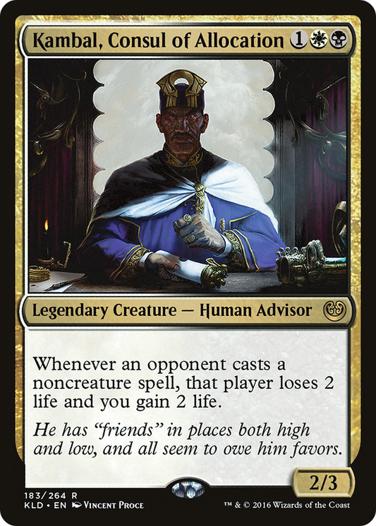 Kambal, Consul of Allocation (KLD) #183 [EN/N]