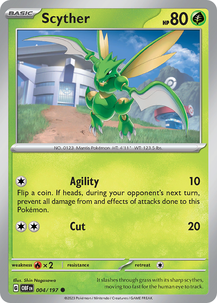Scyther (OBF) #004 [EN/N]