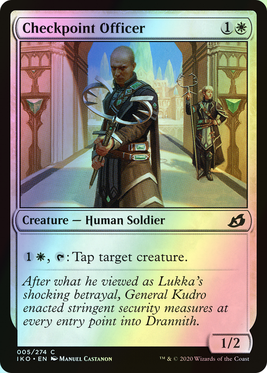 Checkpoint Officer (IKO) #5 [EN/F]