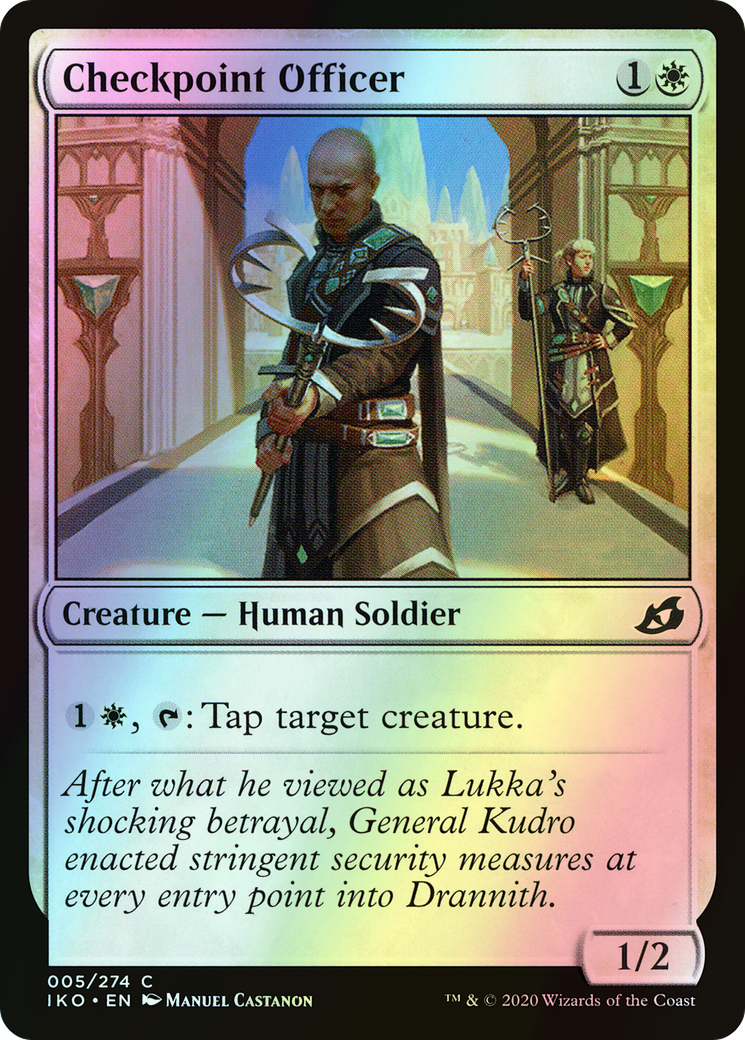 Checkpoint Officer (IKO) #5 [EN/F]