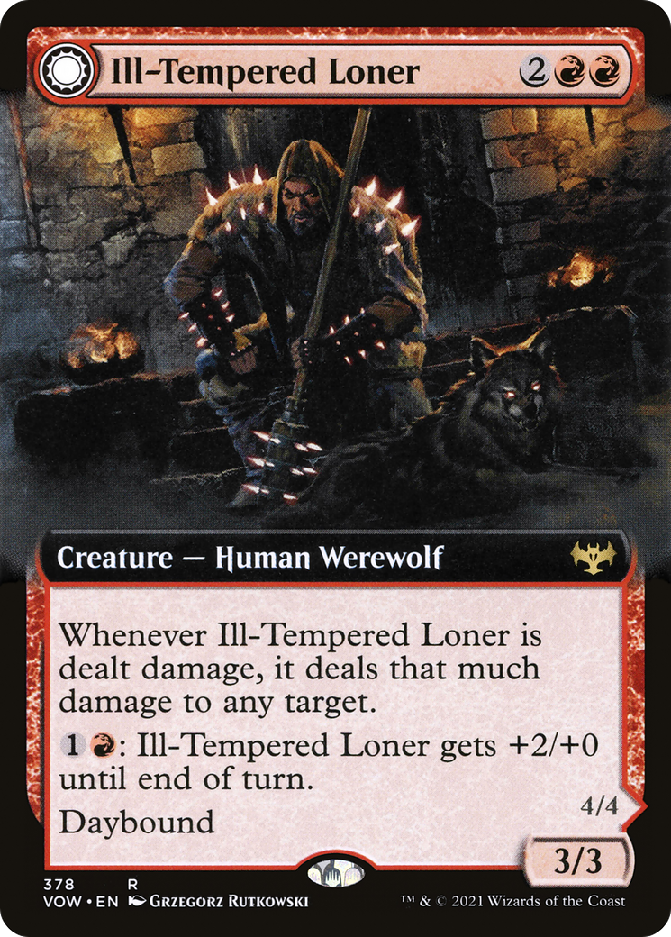 Ill-Tempered Loner // Howlpack Avenger (VOW) #378 [EN/N]