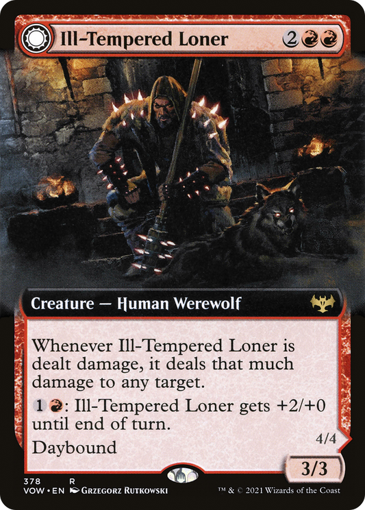 Ill-Tempered Loner // Howlpack Avenger (VOW) #378 [EN/N]