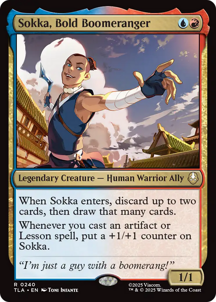 Sokka, Bold Boomeranger (TLA) #240 [EN/N] s/o