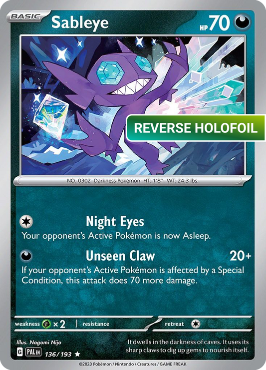 Sableye (PAL) #136 [EN/R] s/o