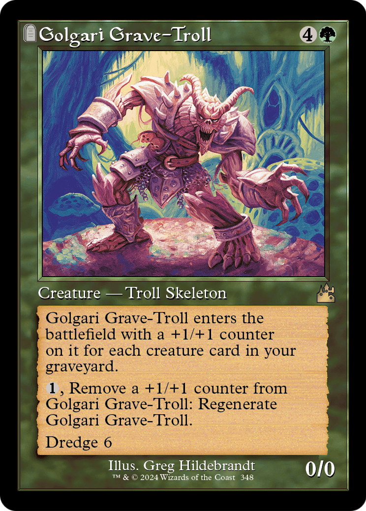 Golgari Grave-Troll (RVR) #348 [EN/N]