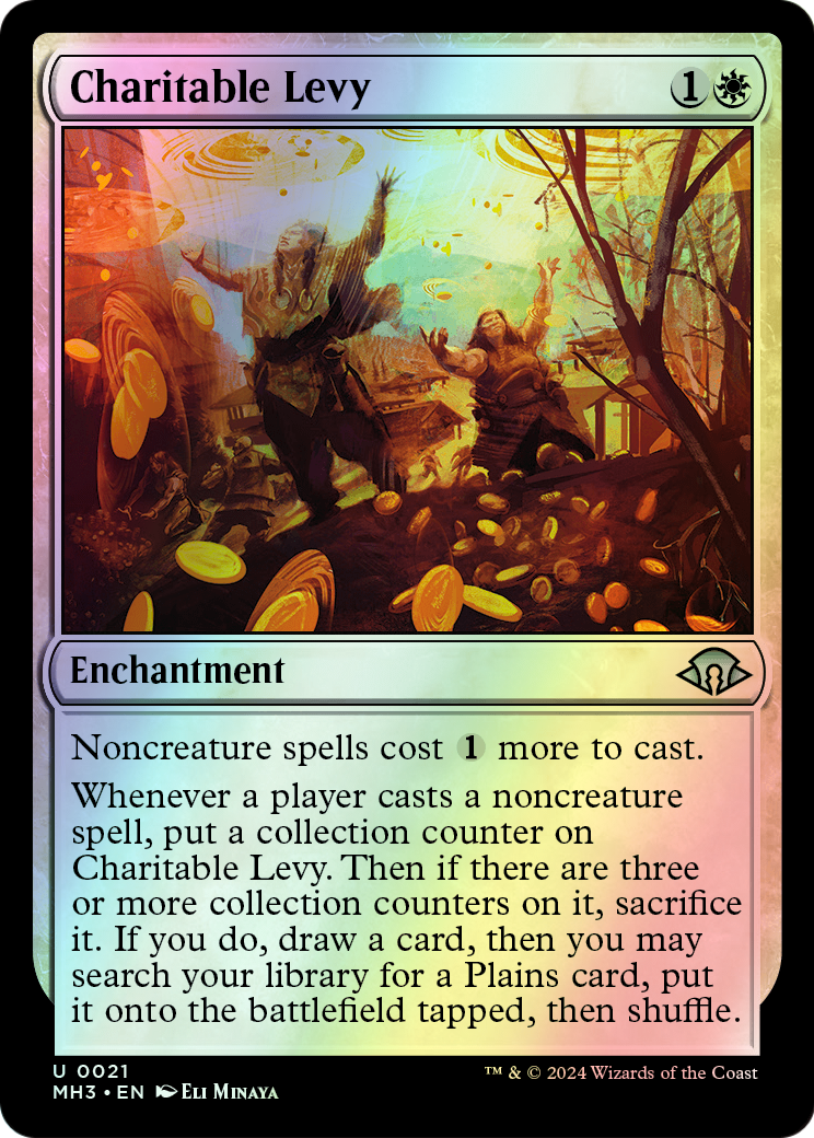 Charitable Levy (MH3) #21 [EN/F] s/o