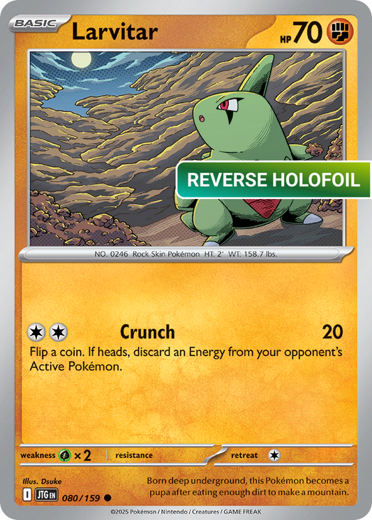 Larvitar (JTG) #080 [EN/R] s/o