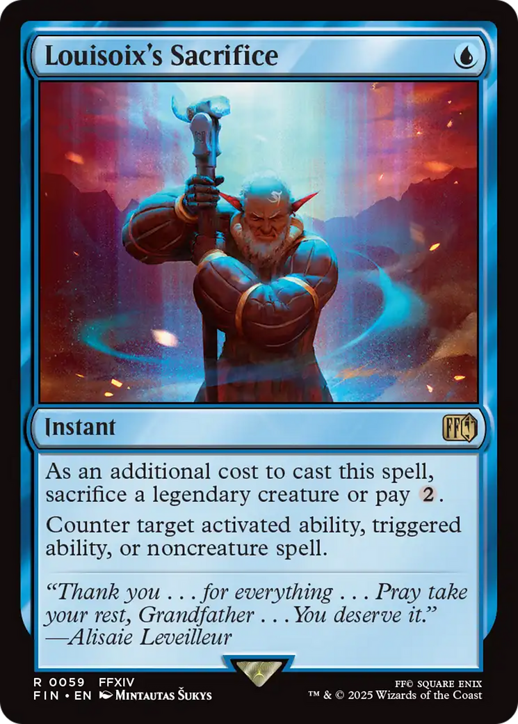 Louisoix's Sacrifice (FIN) #59 [EN/N] s/o