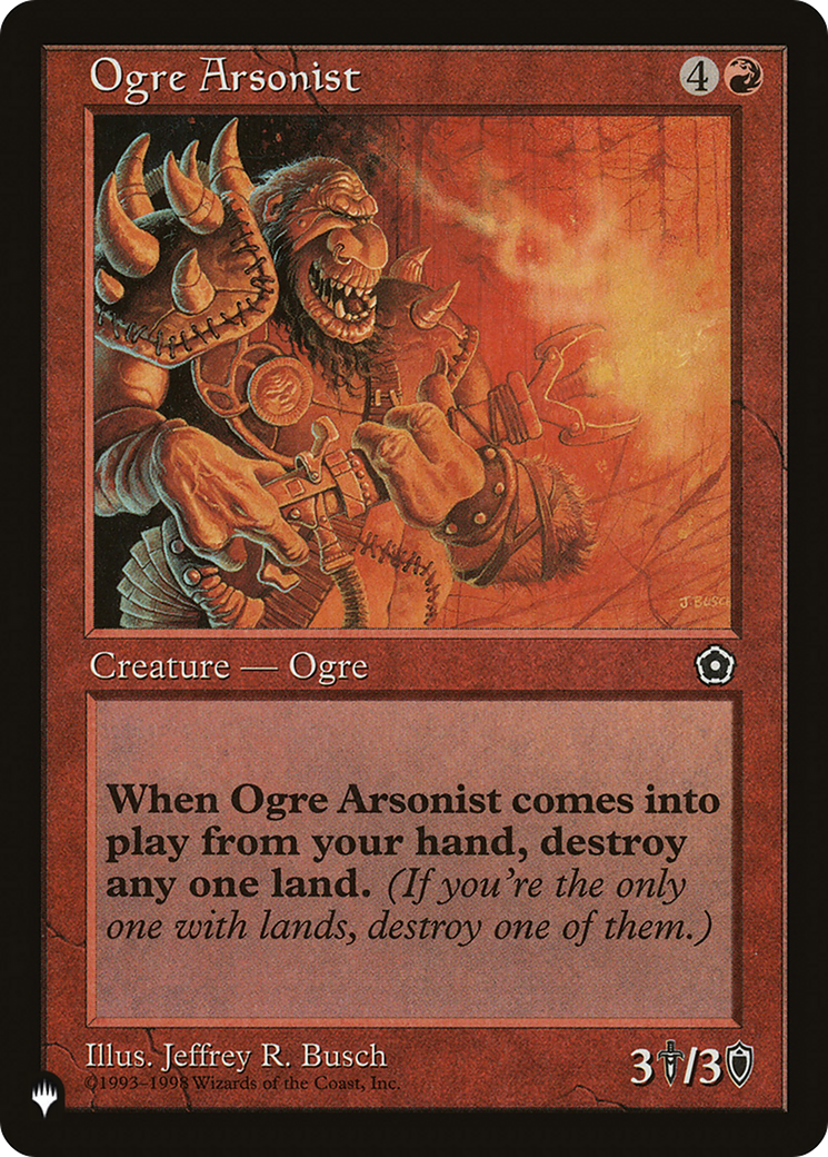 Ogre Arsonist (PLST) #P02-110 [EN/N]