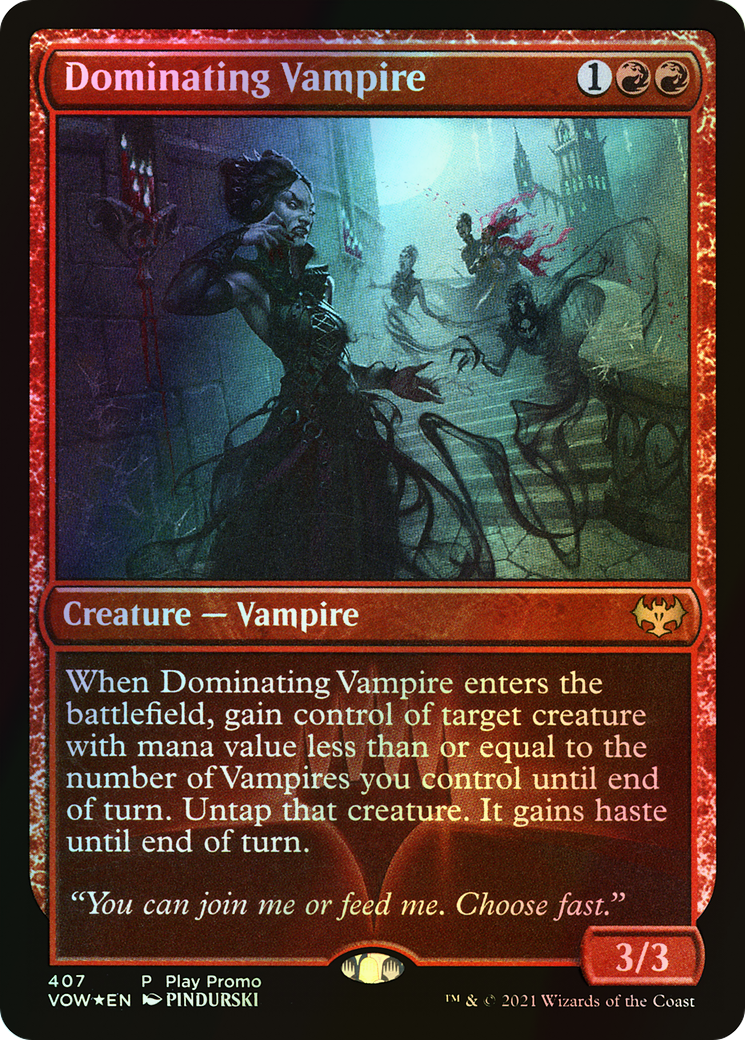 Dominating Vampire (VOW) #407 [EN/F]
