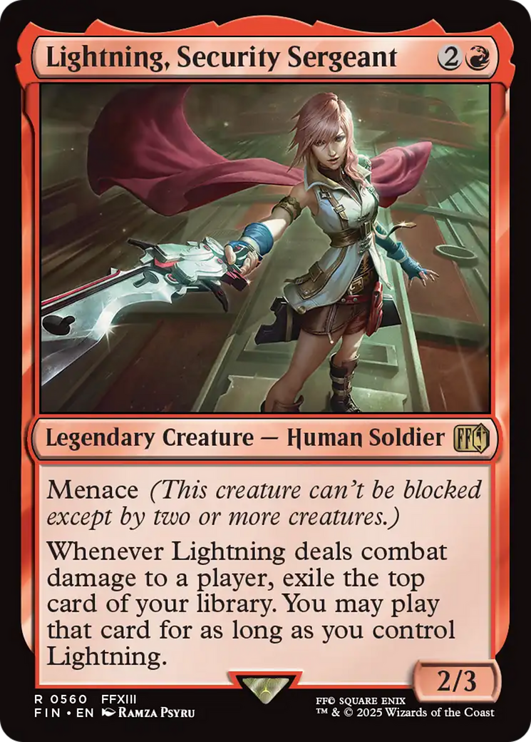 Lightning, Security Sergeant (FIN) #560 [EN/N] s/o