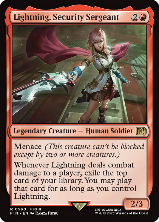 Lightning, Security Sergeant (FIN) #560 [EN/N] s/o