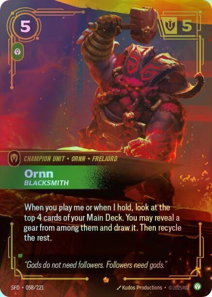 Ornn - Blacksmith (SFD) #058 [EN/F]