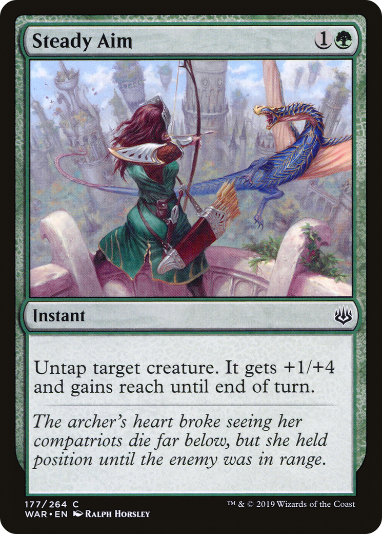 Steady Aim (WAR) #177 [EN/N]