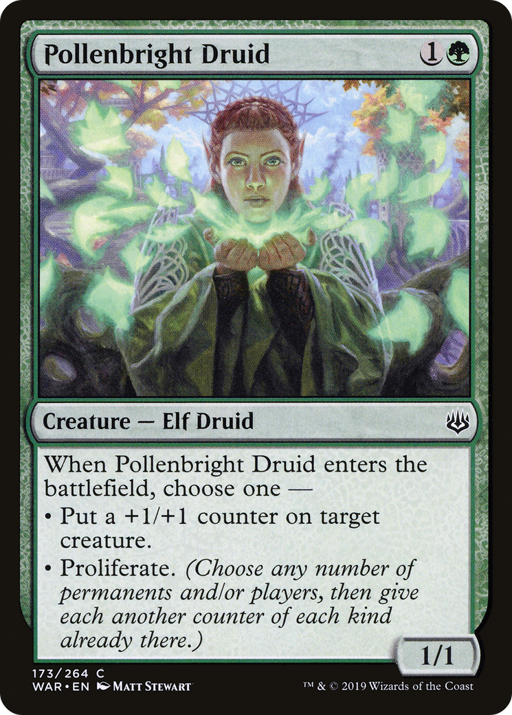 Pollenbright Druid (WAR) #173 [EN/N]