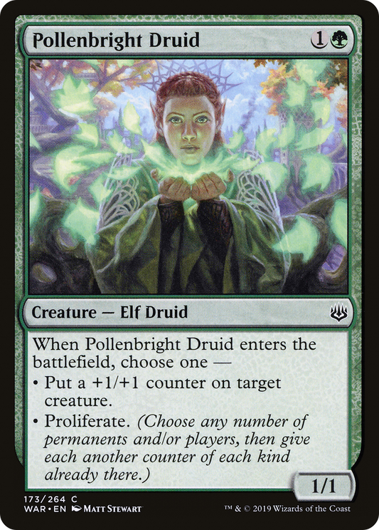 Pollenbright Druid (WAR) #173 [EN/N]