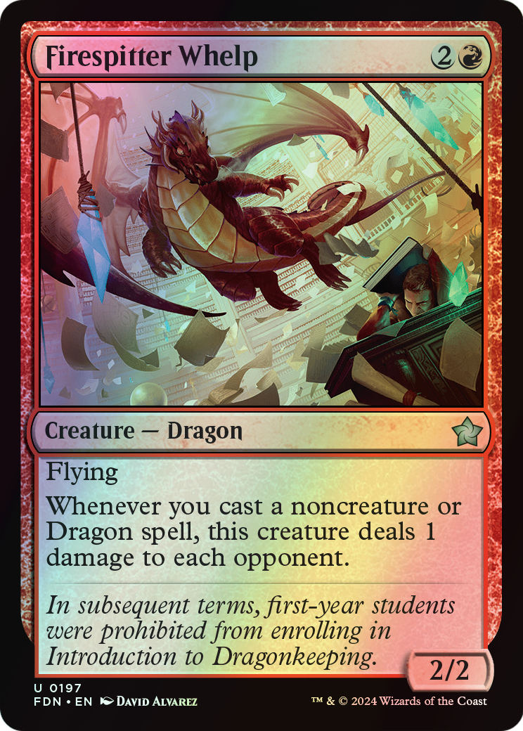 Firespitter Whelp (FDN) #197 [EN/F]