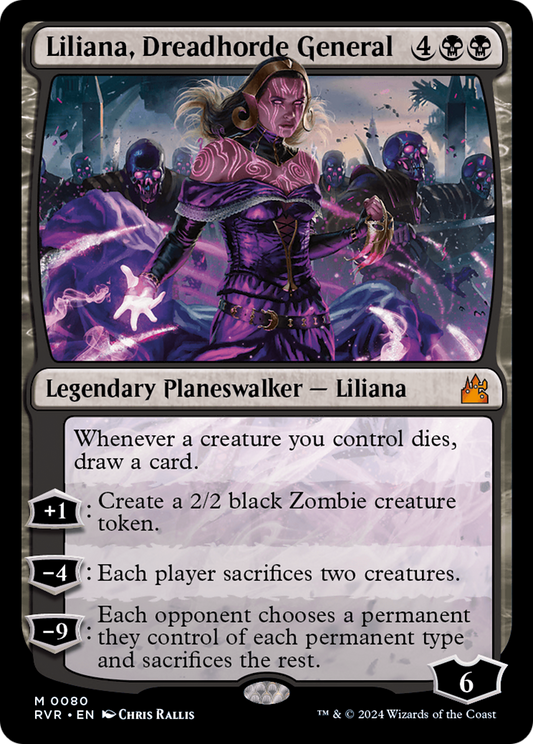 Liliana, Dreadhorde General (RVR) #80 [EN/N] s/o