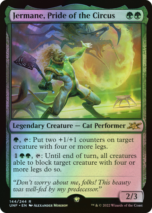 Jermane, Pride of the Circus (UNF) #144 [EN/F]