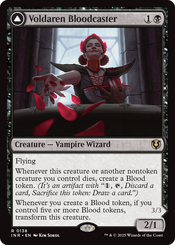 Voldaren Bloodcaster // Bloodbat Summoner (INR) #138 [EN/N] s/o