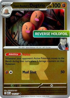 Team Rocket's Dugtrio - 101/217 (Team Rocket) (ASC) #101_V2 [EN/R]