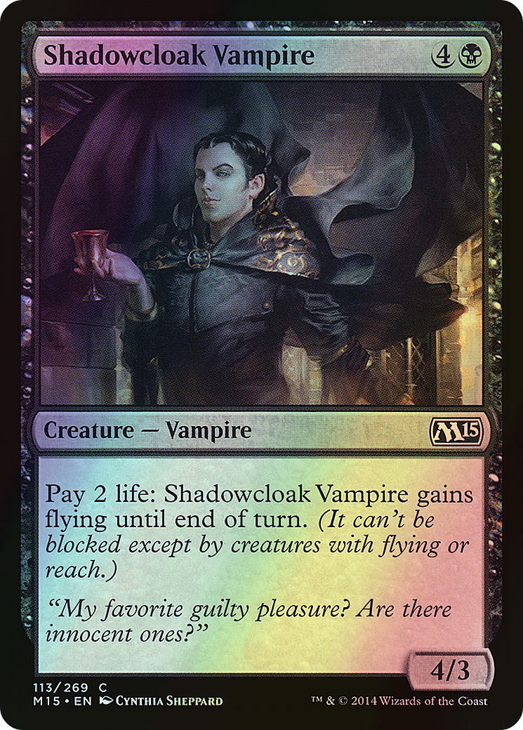 Shadowcloak Vampire (M15) #113 [EN/F]